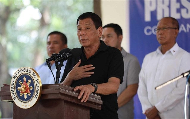 Ντουτέρτε: Δεν ευθύνεται το ISIS για την επίθεση στο καζίνο